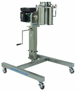 Industrial powder screening and de-agglomeration machine